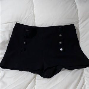 Black Button Down Shorts!